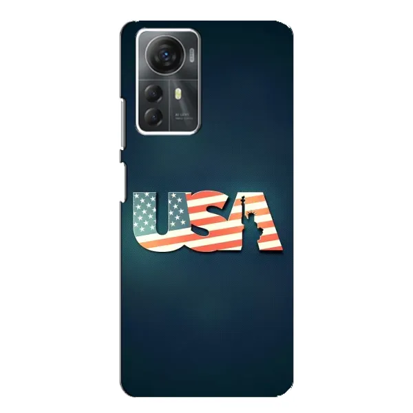 Чехол с рисунком «USA» для ZTE Blade A72s Чехол с рисунком «USA» для ZTE Blade A72s