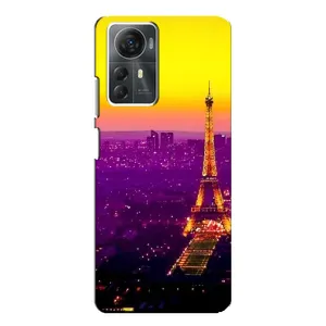 Чохол Ейфелева Вежа на ZTE Blade A72s (Яскрава башня)