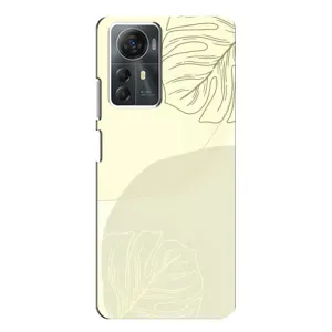 Чехол цветочный дизайн для ZTE Blade A72s (Зелёный фон)