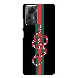Чехлы Бренд GUCCI для ZTE Blade A72s (Змей Гуччи)