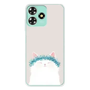 Чохол на тематику: Коти для ZTE Blade A73 (Білий котик)