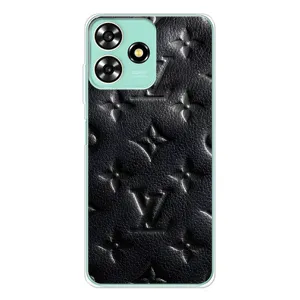 Текстурный Чехол Louis Vuitton для (Черный ЛВ)
