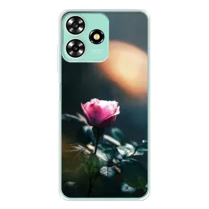 Чехлы с принтом Розочки для ZTE Blade A73 (Цветок ночной)