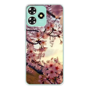 Чехол с принтом САКУРЫ на ZTE Blade A73 (Цветущая сакура)