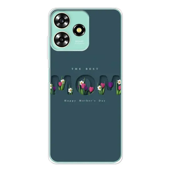 Чехол с рисунком «Ко дню мамы» для ZTE Blade A73 Чехол с рисунком «Ко дню мамы» для ZTE Blade A73