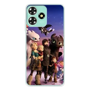 Чехол дракон Беззубик для ZTE Blade A73 (Герои дракона)