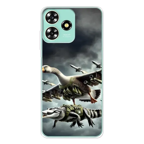 Чехол с рисунком «Гусини и крокодило» для ZTE Blade A73 Чехол с рисунком «Гусини и крокодило» для ZTE Blade A73