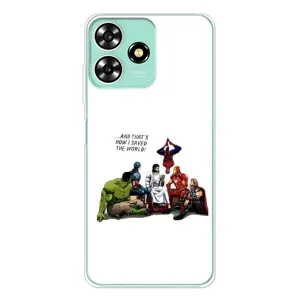 Чохли для ZTE Blade A73 (Для Християн) (Ісус супергерой)