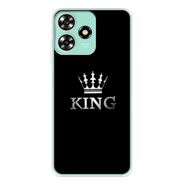Чехол с рисунком «KING» для ZTE Blade A73 Чехол с рисунком «KING» для ZTE Blade A73