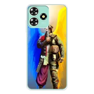 Чохол з картинкою (Патріотичний КОЗАК) на ZTE Blade A73 (КОЗАК  з крилами)