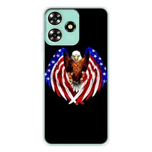 Чохол Прапор USA для ZTE Blade A73 (Крила США)