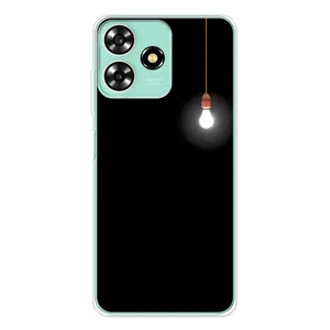 Чохол з картинками на чорному фоні для ZTE Blade A73 (Лампочка)