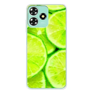 Чохол з зображенням смачної їжі для ZTE Blade A73 (Лайм)