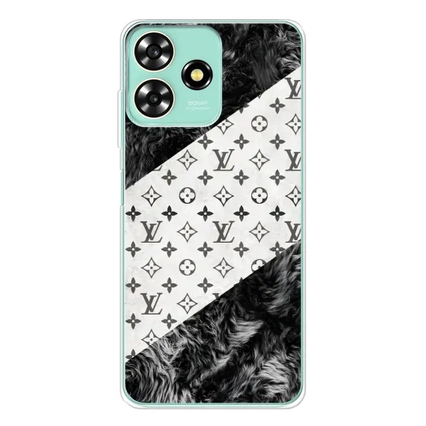 Чехол с рисунком «LV на белом» для ZTE Blade A73 Чехол с рисунком «LV на белом» для ZTE Blade A73