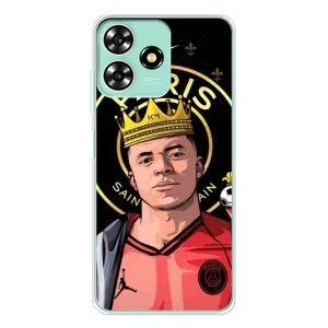 Чехол (TPU) с Футболистом на ZTE Blade A73 (Mbappe King)