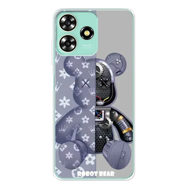 Чехол с рисунком «Медведь Louis Vuitton» для ZTE Blade A73