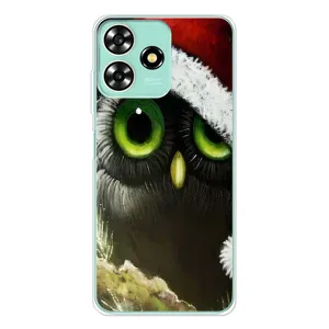 Чохли з принтом СОВИ для ZTE Blade A73 (Новорічна Сова)
