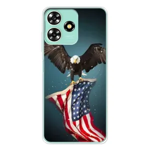Чохол Прапор USA для ZTE Blade A73 (Орел і прапор)
