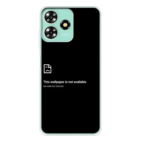 Чехол с рисунком «Ошибка» для ZTE Blade A73 Чехол с рисунком «Ошибка» для ZTE Blade A73