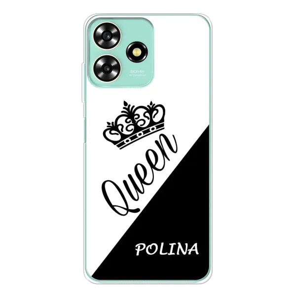 Чехол с рисунком «POLINA» для ZTE Blade A73 Чехол с рисунком «POLINA» для ZTE Blade A73