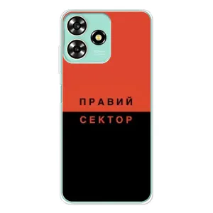 Чохли УПА (Червоно-Чорний) на ZTE Blade A73 (Правий Сектор)