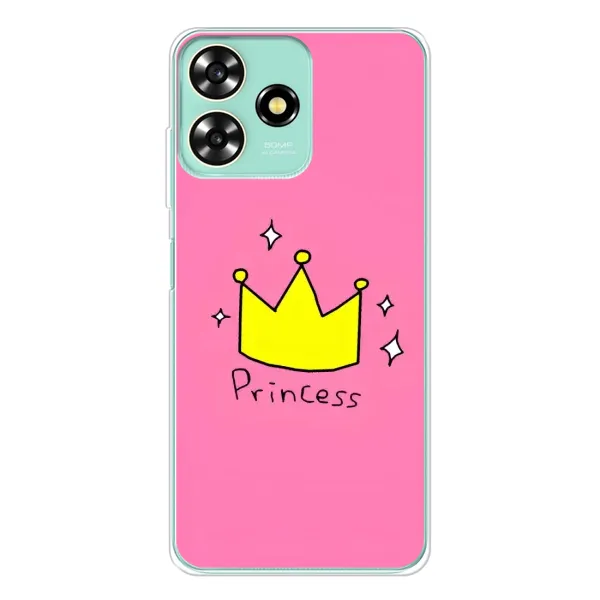 Чехол с рисунком «Princess» для ZTE Blade A73 Чехол с рисунком «Princess» для ZTE Blade A73