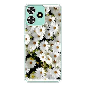 Чехол с ромашками на ZTE Blade A73 (Рамка в ромашках)