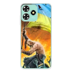Чохол з картинкою (Патріотичний КОЗАК) на ZTE Blade A73 (Сильний КОЗАК)
