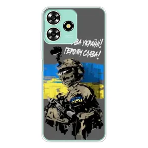 Патриотический Чехол для ZTE Blade A73 (Слава Украине)