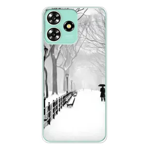 Чехлы на Новый Год ZTE Blade A73 (Снегом замело)