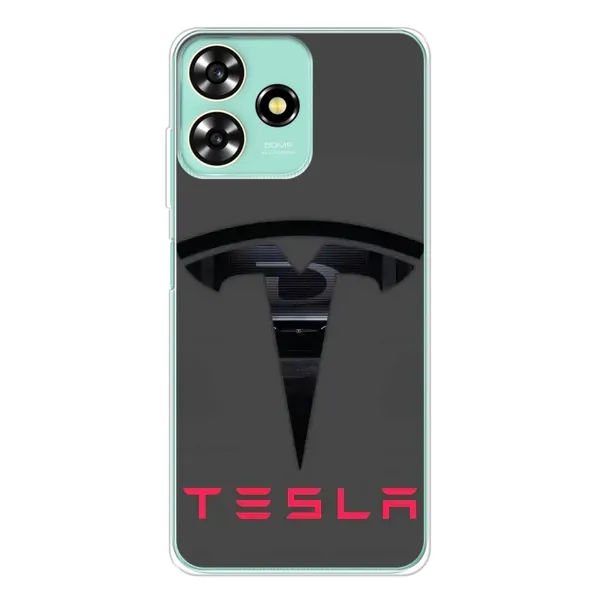 Чехол с рисунком «Logo TESLA» для ZTE Blade A73 Чехол с рисунком «Logo TESLA» для ZTE Blade A73