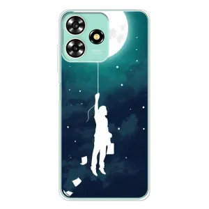 Чохол (ТПУ) з планетами на ZTE Blade A73 (To The moon)