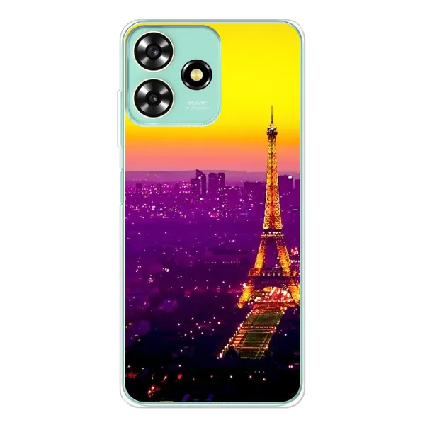 Чехол с рисунком «Яркая башня» для ZTE Blade A73 Чехол с рисунком «Яркая башня» для ZTE Blade A73