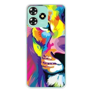 Чохол з картинкою на ZTE Blade A73 (Яскравий Лев)