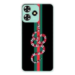 Чехлы Бренд GUCCI для ZTE Blade A73 (Змей Гуччи)