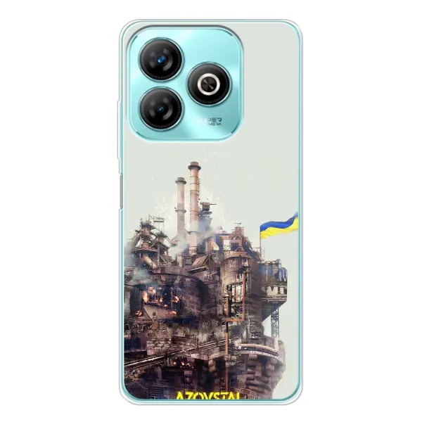 Чехол с рисунком «Азовсталь» для ZTE Blade A75 Чехол с рисунком «Азовсталь» для ZTE Blade A75