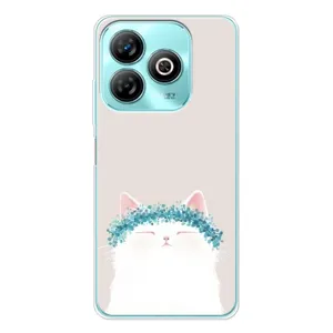 Чехол на тематику: Коты для ZTE Blade A75 (Белый котик)