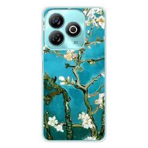 Чехол с принтом САКУРЫ на ZTE Blade A75 (Цветение Сакуры)