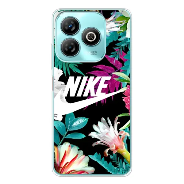 Чехол с рисунком «Цветочный Nike» для ZTE Blade A75 Чехол с рисунком «Цветочный Nike» для ZTE Blade A75