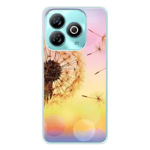 Силиконовый Чехол с одуванчиками на ZTE Blade A75 (Цветок-одуванчик)