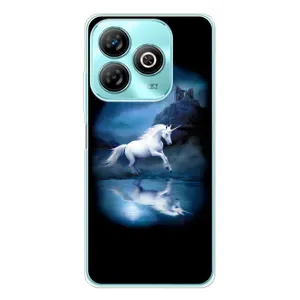 Чехол Unicorn на ZTE Blade A75 (Единорог)