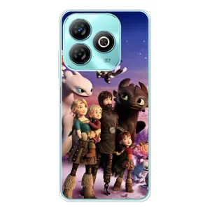 Чехол дракон Беззубик для ZTE Blade A75 (Герои дракона)