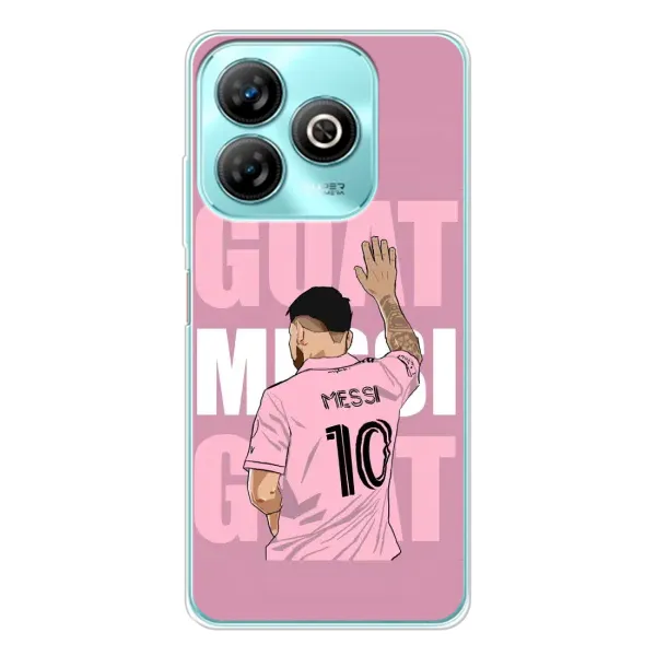 Чехол с рисунком «GOAT MESSI» для ZTE Blade A75 Чехол с рисунком «GOAT MESSI» для ZTE Blade A75