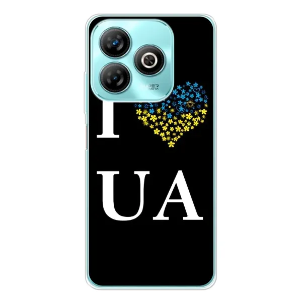 Чехол с рисунком «I Love UA» для ZTE Blade A75 Чехол с рисунком «I Love UA» для ZTE Blade A75