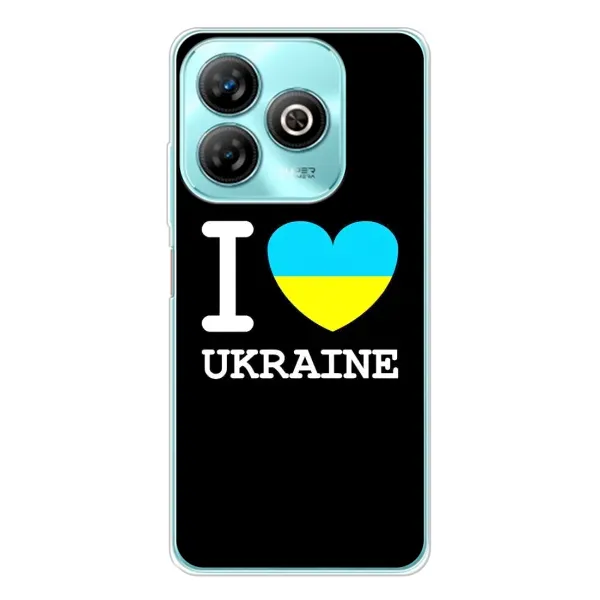 Чехол с рисунком «I Love Ukraine» для ZTE Blade A75 Чехол с рисунком «I Love Ukraine» для ZTE Blade A75