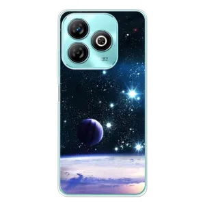 Чехол (ТПУ) с планетами на ZTE Blade A75 (Космический вид)