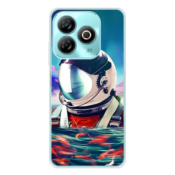Чехол с рисунком «Космонавт в воде» для ZTE Blade A75 Чехол с рисунком «Космонавт в воде» для ZTE Blade A75