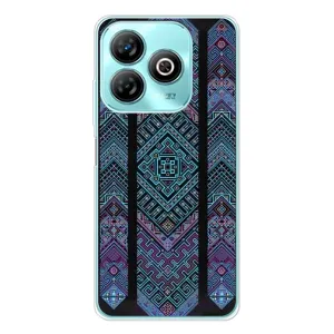 Силиконовый Чехол на ZTE Blade A75 (Крутой орнамент)