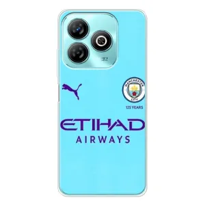 Силиконовые Чехлы принт Футбол на ZTE Blade A75 (Man City)