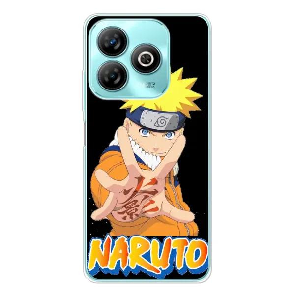 Чехол с рисунком «Naruto» для ZTE Blade A75